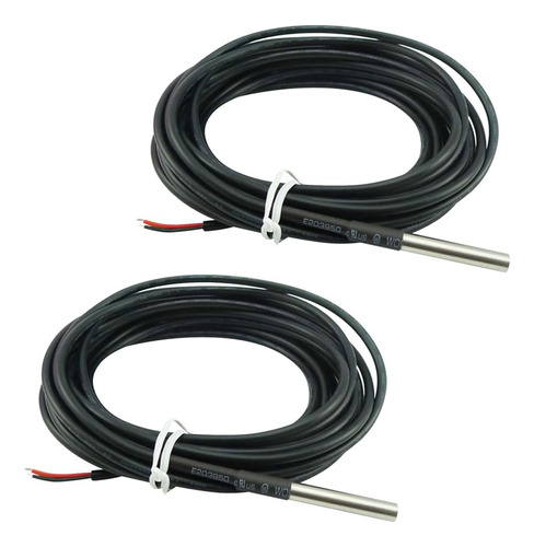 Sensor Temperatura Acero Inoxidable Impermeable Ds18b20 °f X