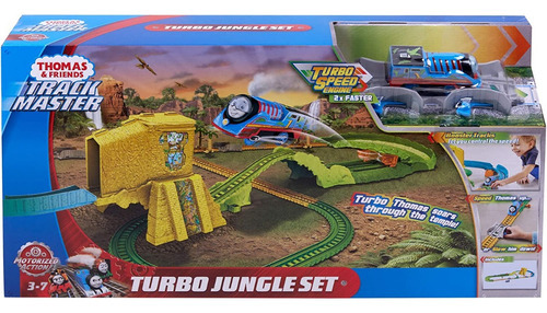 Thomas Trackmaster Turbo Jump Jungle Pista Circuito Selva