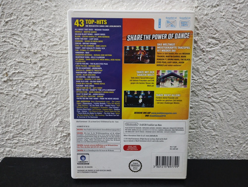 Just Dance 2016 Nintendo Wii Completo Formato Pal Original (Usado)