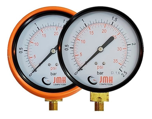 Manometro 100mm 0-2.5 Bar/psi Jmh Competicion