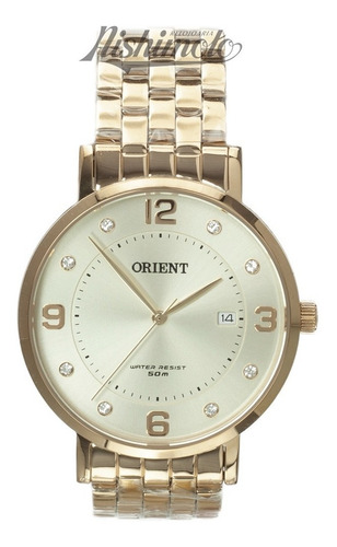 Relógio Orient Feminino Fgss1165 C2kx Dourado Analogico