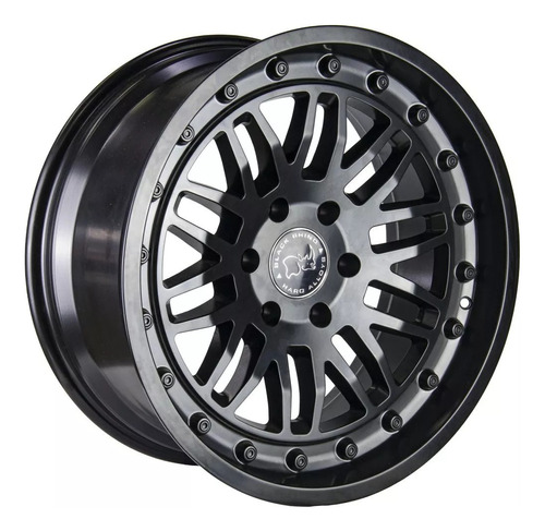 Black Rhino 20x9 6x139.7 Et-12 Hollister Mate Blk(4 Llantas)