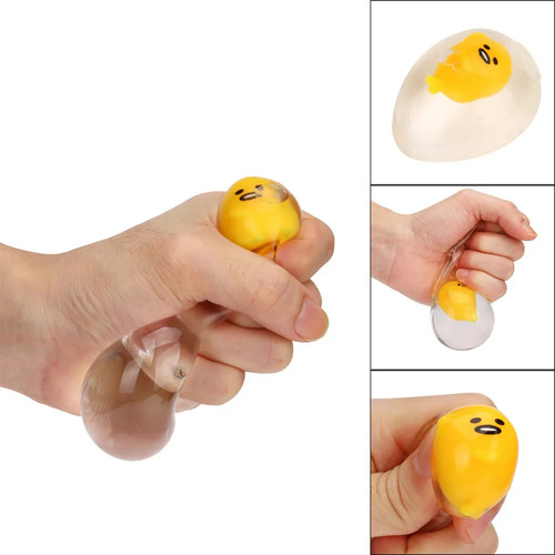 Pelota De Juguete Antiestrés Lazy Egg Para Exprimir Huevos,
