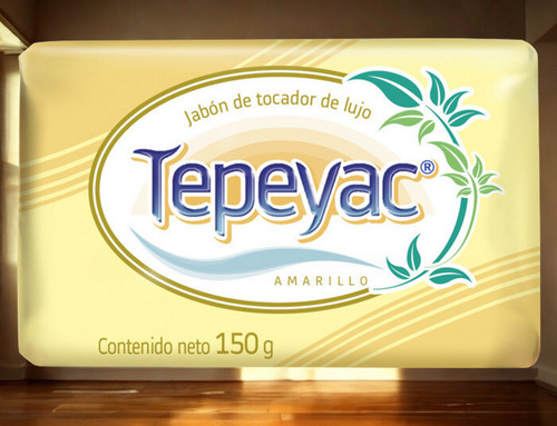 Caja Jabón Tepeyac Amarillo Con 40 Piezas De 150g