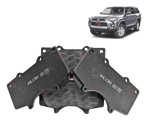 Pastillas Freno Delanteras Toyota 4runner 03-19 4.0 / Brasil