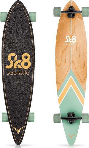 Patineta Serenelife Curving Longboard 44inch Arce Canadiense