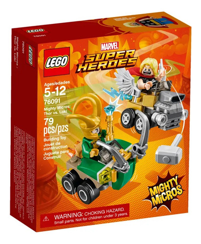 Lego Mighty Micros Marvel Thor Vs Loki  76091