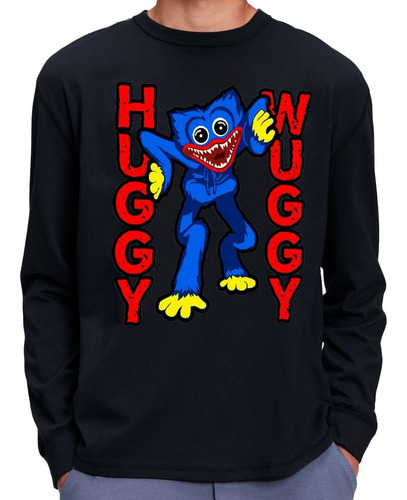 Remera Camiseta Manga Larga Huggy Wuggy Diferentes Diseños