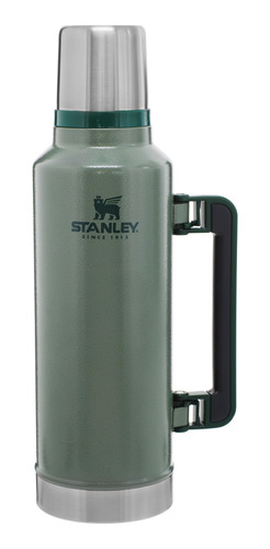 Imagen 1 de 4 de Termo Stanley Classic Legendary Bottle 2.0 QT de acero inoxidable hammertone green