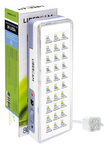 Luz De Emergencia Slt 30 Leds Slt 15 Hs Autonomía Color Blanco