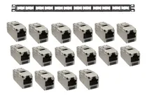 Comprar Pachera Cat 5e Ftp Blindada Modular 16 Puertos Patch Pannel
