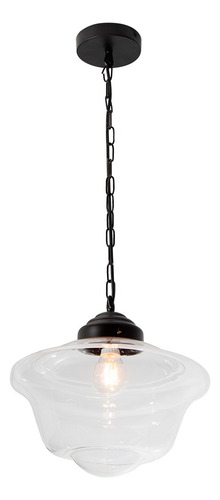 Lámpara Colgante Techo Lumimexico Negro Mate 60w E27 1 Luz