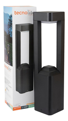 Lámpara De Piso Mini Poste Led Cálido 10w Polis I Tecnolite