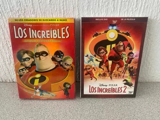 2 Peliculas Los Increíbles 1 Y 2 Dvd Disney Pixar Original