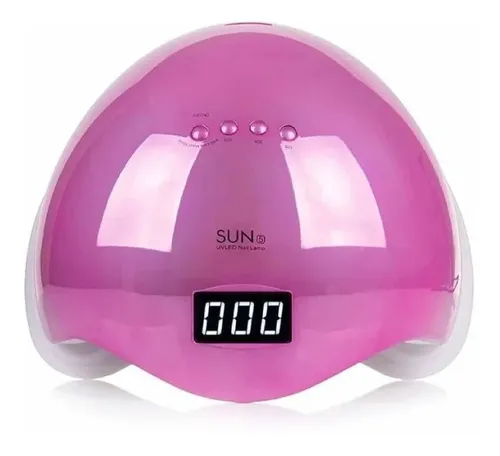 Lampara Led Uv Uñas Secado Metalizada 48 Wats Tornasol 48w