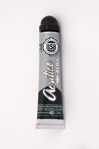 Acrilico Profesional Alba Pomo 60ml Verde Ftalo 858