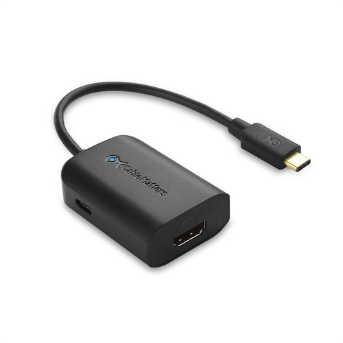 Adaptador Usb C A Hdmi 4k 60hz Y 60w Negro