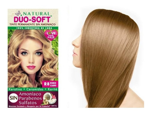 Tinte Rubio Claro - Natural Duo Soft  Sin Amoníaco