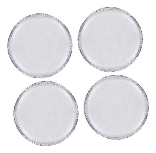 4pcs Negro Car Rv Auto Protector De La Cubierta De La Rueda