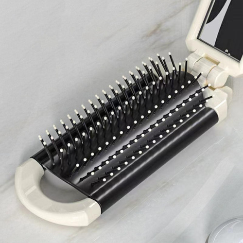 2 Peine Para El Cabello Doblado Con Espejo, Peine Pequeño