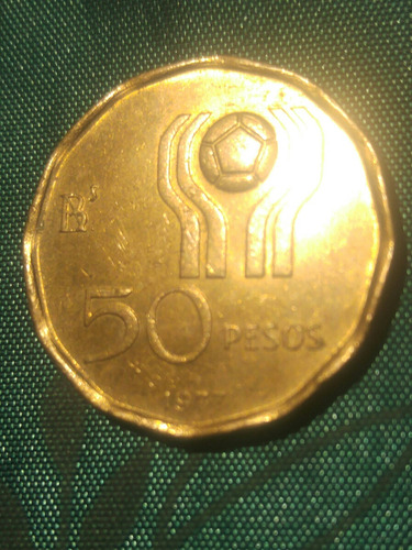 Moneda 50 Pesos Mundial 78