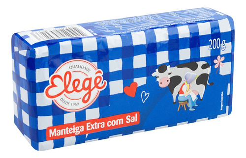 Manteiga Extra com Sal Elegê 200g