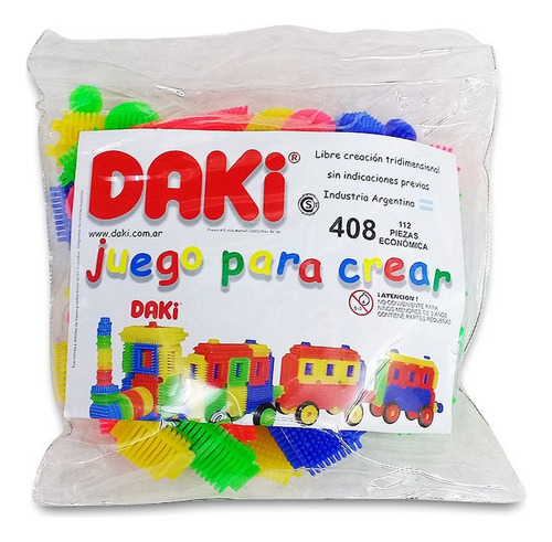 Daki Bolsa 112 Piezas Bloques Didácticos Ploppy.6 117408