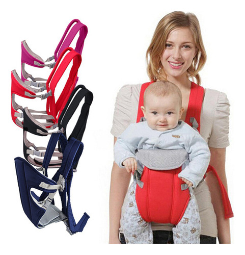 Canguru Carrega Bebê Ergonômico Passeio 3 Posições Baby 15kg Cor Rosa