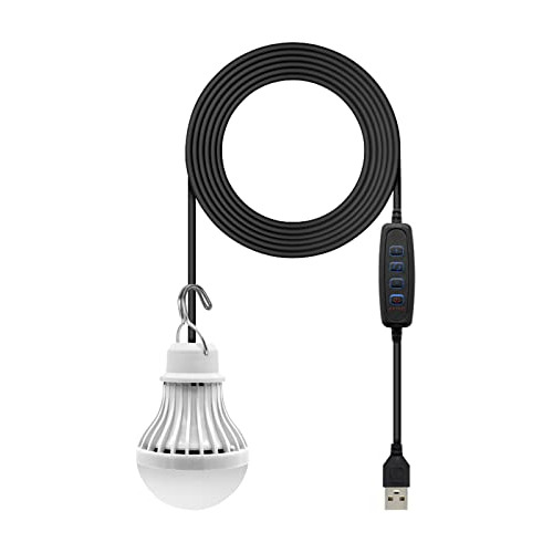 Luz Led Usb, Luz De Camping Usb Portátil De 10w 3 Colo...