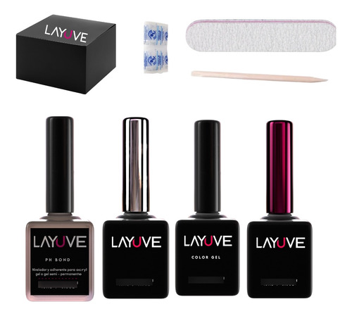 Kit Básico De Color Gel Esmalte - Layuve - Uñas