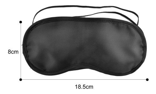 Imagen 3 de 5 de Antifaz Viajes Mascara Para Dormir Pack De 2 Unidades