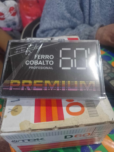 10 Cassettes Nuevos 60 Ferro Cobalto Premium Profesional