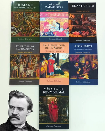 Pack X 7 Libros Friedrich Nietzsche - Nuevos - ¡¡oferta!! 