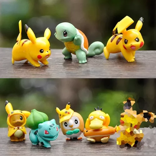 Figuras de acción de Pokémon, juguetes de Anime, Slowpoke, Charmander,  Eevee, Bulbasaur, Squirtle, Cubone, Vulpix, Psyduck