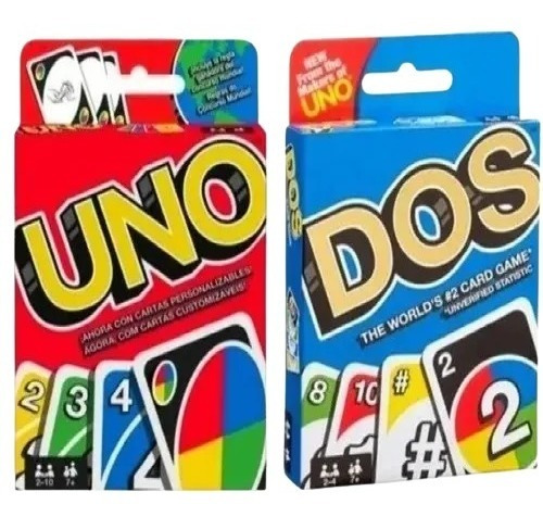 Cartas Uno+dos Juego De Mesa Diversión Didáctico Estrategia