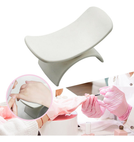 Cojín Para Reposabrazos De Uñas En Forma De U, Accesorios Color Blanco Porta-servilletas