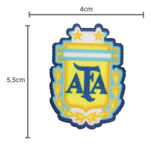 Parche Escudo Deportivo De Futbol Chico Art.05 X 6 U. Afa2