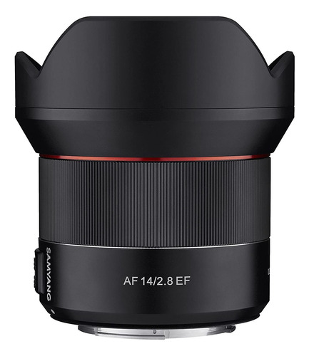 Lente Samyang 14 Mm F2.8 Af Para Camara Canon Ef, Negro