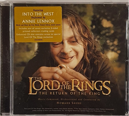 Cd, Soundtrack, Howard Shore, The Lord Of The Rings: The Ret