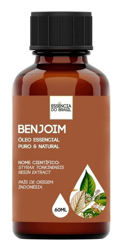 Óleo Essencial De Benjoim 60ml - Puro E Natural - Oferta