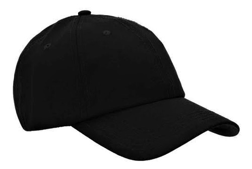 Gorra Negra Algodón Lisa