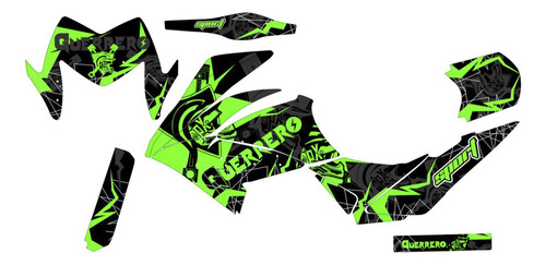 Kit De  Vinil Dm150 2014 Gro Verde