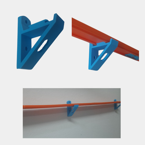 Suporte Parede Para Pistas Da Hotwheels - Kit 5 Unidades