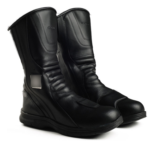 Botas Touring Altas Talle 45 Urbano (negro) Vertigo