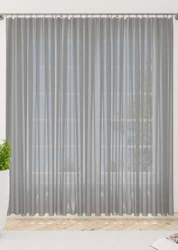 Cortinas Para Ventanas Spring Air 140 X 210 Cm Gris