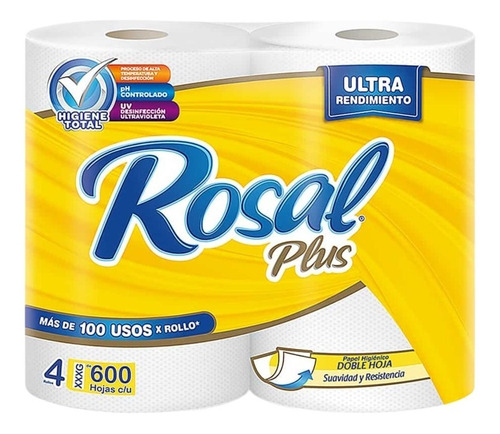 Papel De 600 Hojas Rosal Plus 