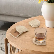 Comprar Worhe Posavasos De Mármol Para Bebidas, Juego De 5 Posavasos