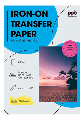 Ppd Inkjet Premium - Papel De Transferencia Para Camisetas .