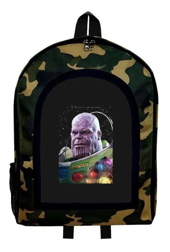 Mochila Camuflada Thanos Nueva Colección Modelo 80