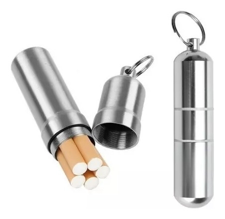 Capsula De Aluminio Para Cigarros, Weed, Cigarrera Mediana